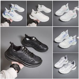 New Men Women Shoes Hiking Running Flat Shoes Soft Sole Fashion White Black Pink Bule Comfortable Sports Z1614 GAI