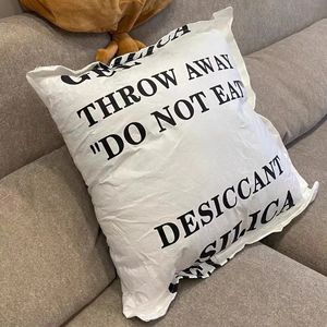 Funny Tyvek Desiccant Pillow Soft Comfortable Solid Square Sofa Cushion Throw Pillow Car Sofa Pillow With Filling Home Decor 240305