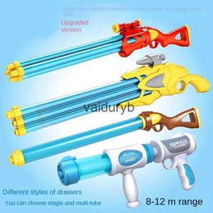 Sand Play Water Fun Gun Toys Ldren Manual Summer Pool Pistol Big Capacity Storlek pojkar födelsedagsprester Spray Swimming Outdoor H240308