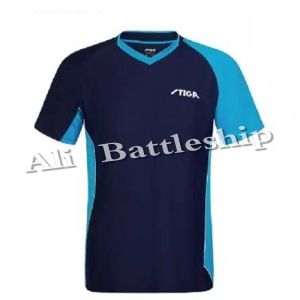 Polos Echte STIGA Tischtennis-T-Shirt-Kleidung für Männer und Frauen, Kleidung, T-Shirt, kurzärmeliges Hemd, Tischtennis-Trikot, Sport-Trikots