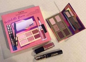 10 set Tarteist 1pcs 6 color eyeshadow1 pcs mascara1 pcs lip gloss Fashion combination suit brand make up set5290844