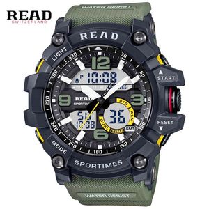 Nowy sposób modowy LED Men Waterproof Sports Watches Digital Electronics Watches Men Relogios Masculinos276o