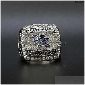 حلقات الفرقة EX8Q مصمم تذكاري 2012 NCAA Kenky Wildcat Championship University K36 Drop Delivery Jewelry DHHJF