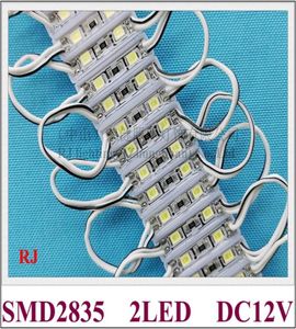 26mm x 07mm SMD 2835ミニサインとレター用のLEDモジュールライトランプDC12V 2LED 04W EPOXY Waterproof High Bright Factory Direct S9696956