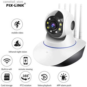 Baby Monitor Camera 5-antenna WiFI camera full-color high-definition home safety 360 strong signal monitoring network baby monitor PIX-LINK GT5 Q240308