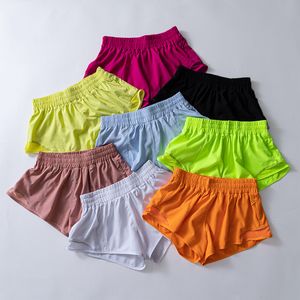 Women Yoga Shorts Outfits Exercise Fitness Wear Hotty Short Girls Running Elastic Pants Sportswear Pockets Sport Gym Hot Shorts With Logo