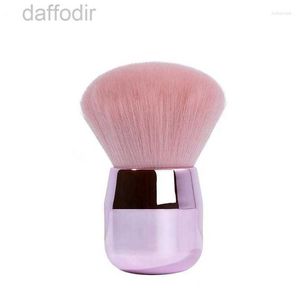 Makeup Borstes Makeup Borstes Pink White Round Small Flower Brush Nail Art Paint Gel Dust Cleaning Make Up Manicure Tool Drop Delivery Dhvio 240308