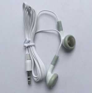 Auricolari monouso più economici Auricolari a basso costo 35mm Cuffie per musica mp3 mp4 Per apple nano iphone cellulare phone1145661