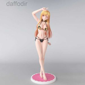 Figuras 23cm My Dress-Up Darling Kitagawa Marin Bikini Japonês Anime Sexy Girl PVC Action Figure Brinquedo Adultos Coleção Modelo Boneca Presentes 240308