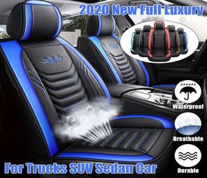 Autositzbezüge Luxus PU-Leder Vorderbezug Kissenschutz Rutschfeste Matte Wasserdicht für Lada VESTA Focus3286016