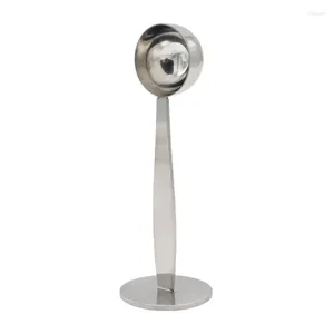 Coffee Scoops Stainless Steel Double Purpose Tamper For Precise Measurement And Tamping
