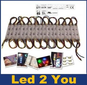 DIY 3 Leds SMD 5050 5730 Led Modules Waterproof 12V RGB Led Pixel Modules Light WW PW R G B For Channel Letters3242963