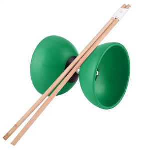 Chinês Yoyo Toy Games Profissional Diabolo Bearing Chinês Yoyo Bearing Set Kongzhu Yo-Yo com Handsticks String Juggling Toy 240301