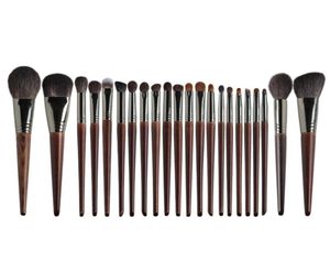 OVW 2224-teiliges Make-up-Pinsel-Set, professionelle Werkzeuge, Ziegenhaar, Puder, Rouge, Lidschatten, Mischung, Grundierung, Kosmetik für Make-up, 207125434