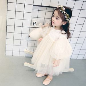 Wysokiej jakości sukienki dla dzieci dla dziewczyn Spring Baby Girl Sukienka Dziecko Słodka ubrania Princess Designer Sukienka 240226