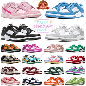 Panda Düşük Sıradan Ayakkabı Üçlü Pembe Gül Fısıltısı Gri Sis Aktif Fuşya UNC BLOSSOM TAKIM Yeşil Syracuse Paskalya Düşük Açık Spor Erkekleri Kadın Eğitmenler Sneakers