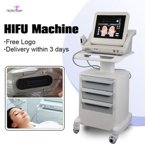 Portable HIFU Face Lift Hud Care Högintensiv fokuserad ultraljudsmaskin med 3 och 5 patroner för hemsalong Användning3989773