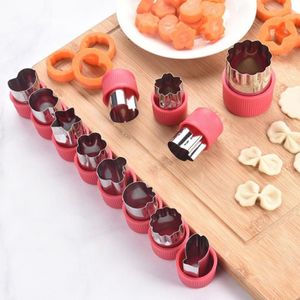 Set mit 12 Ausstechformen für Sandwiches, Obst, Formen, Edelstahl, Backen, Gebäck, Werkzeuge234W