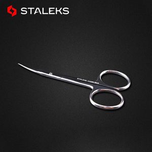 1pc STALEKS Classic 20-2 Stainless Steel Eyebrow Scissors Profession Eyelashes Nose Hair Trim Scissor Sharp Makeup Tools 240305