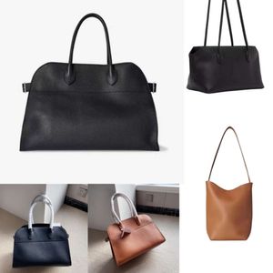 Margaux15 Autumn/Winter Exclusive Row Handbag Luxury NYC Minimalist Soft Suede Tote | Park Margaux 17 äkta läder rymlighet chic pendlare shoppingväska