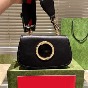 black crossbody bag shoulder purse designer handbags luxury Bag mini purses leathers 5A 18-28CM Elegant evening bags buckle design With chain or strap women wallets