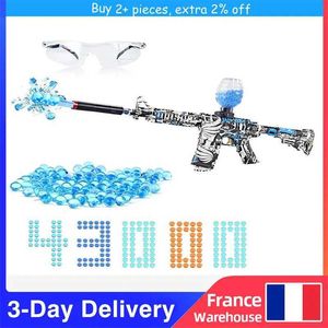 Gun Toys Gun Toys M416 Electric Gel Pusher Gun-Toy Gel Ball Beads Shooting Gun Fighting Game Outdoor Airsoft For Kids Adult 2400308