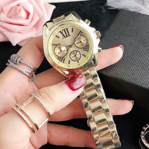 Special Brand New Top Quality Women Fashion Casual Watch Big Dial Gold Man Wristwatches Luxury Lovers lady male couple Clock class238M