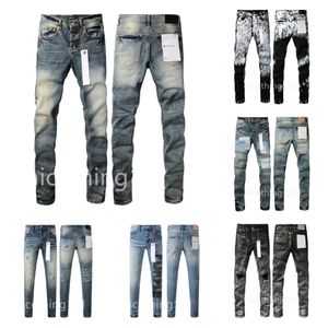 Jeans viola firmati per pantaloni jeans da donna da uomo Design dritto Retro Streetwear Pantaloni sportivi casual Designer Joggers Pant