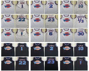 Mens Tune Squad Space Jam Moive Basquete Jerseys LOONEY TOONES 22 Murray 1 Bugs TAZ 10 Lola 2 DDUCK 23 Michael 13 Tweety 6 J5395956