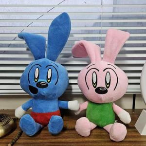 Nuova scimmia Riggy più bambola di coniglio blu simpatico coniglio di peluche regalo per bambini 35 cm