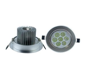 Regulável led downlights spotlight 7x3w lâmpada interior lâmpada de poupança energia leds alta potência 9w 12 15 21 lâmpada teto7796356