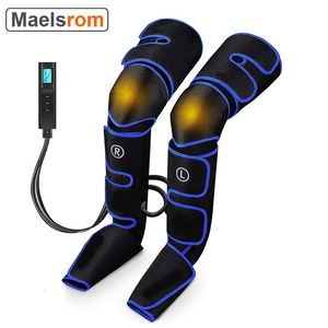 Knee Heat Air Compression Foot Calf Thigh Leg Massager Suport Oem Odm 25kpa48KPa 6Modes 3 Intensities Pressotherapy 240305