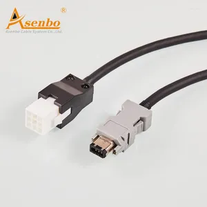 Asenbo Panasonic Servo Motor Low Power Encoder Cable Copper MFECA0030EAD MFECA0050EAD A4 A5 A6 Flexibla tråd Industriella kablar