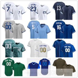 Zszyty 2024 Baseball Jersey 62 Jonathan Bowlan 64 Steven Cruz 36 Will Klein 67 Seth Lugo 24 Lyles 41 Daniel Lynch IV 48 Alec Marsh 55 Cole Ragans 65 Matt Sauer