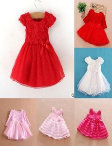 girls pageant dress Lace baby princess Flower Dresses christmas girls dress Toddler Party Dresses Infant Birthday Tutu Dress 74879169358