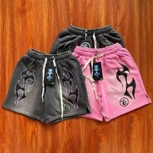 Męskie szorty projektant Hellstar Shorts Designer Shorts Shorts Women Women Bawełna Styl mody Para Szorty luźne dopasowanie najwyższej jakości cena hurtowa