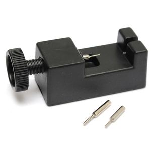 Dispositivo di rimozione delle maglie del cinturino nero Rimozione del perno della barra a molla Rimozione della cinghia della catena da polso Regolazione dello strumento di riparazione Regolatore di orologi 56x23x22mm 311Y2306