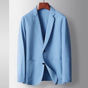 정장 Z288 2023 양복 남자 얇은 캐주얼 선 스크린, 탄성 작은 정장 봄과 가을 싱글 웨스트 재킷