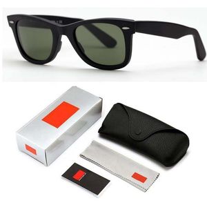 2024 Moda Uomo Donna Stile viaggiatore Wayfarer Occhiali da sole Vintage Ray Brand Design Occhiali da sole Oculos De Sol Ban con scatola