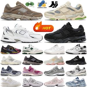 2024 9060 sapatos de grife para homens mulheres 2002r 550 530 1906r tênis casuais cogumelo tijolos madeira preto castelo proteção pacote fantasma treinadores esportivos ao ar livre