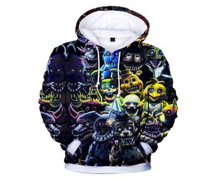 New Autumn 3d Print Freddys Sweatshirt for Boys School Hoodies for Boys Fnef Costume for Teens Sport Close y200832838629