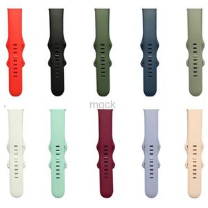Bands Watch Smart watch Bands Strap Replacement Solid color Soft Silicone Wrist Bracelet Sport Band Straps For Watches Series All Universal 240308
