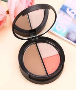 Whole ACEVIVI Multifunction makeup kit Blush Highlighter Contour 3 In 1 matte Bronzer Highlighter makeup set2631098