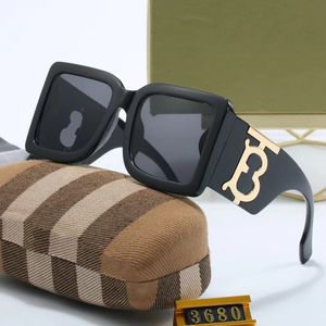 Occhiali da sole di design di lusso per donna Occhiali di design unisex occhiali da sole da spiaggia estivi Cornice retrò Design di lusso UV400 con scatola