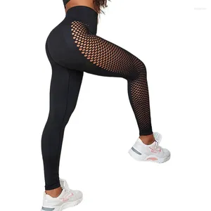 Kvinnors byxor sexiga leggings yoga gym hög midja push up fitness kvinnlig fast färg kvinnor byxor sport tights tights