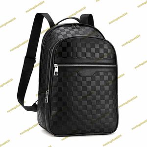 High quality designer bag women fashion designer backpack Men travel backpack Classic printed coated canvas parquet leather satchel backpack backpack Bag handbag