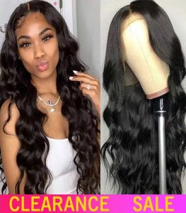 Wondero Bodm Wavy Wige 4x4 Spitzenverschluss Wigr Brasilianische Körperwelle Humany Hairo Wigb Preplucked Lace Front Human Hair Perücken für Frauen8488377