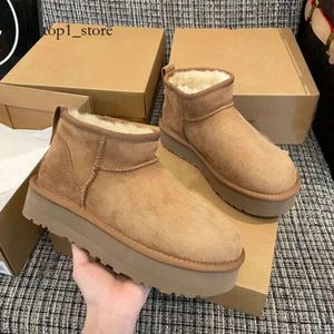 Designer Fluffy Snow Uggg Boots Ug Mini Women Winter Uglies Australia Tasman Platform Ug Boot Furlo Lea Scontro