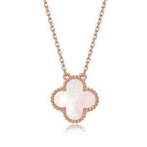 jewlery designer for women tennis chain heart four leaf clover necklace gold Necklace Women silver Necklaces Pendants Valentine's Day Thanksgiving Day