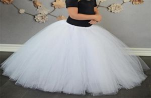 Neonate Bianco Lungo Tutu Gonna Bambini Balletto Danza Pettiskirts Sottogonna Tutù Bambini Natale Festa di Compleanno Costume Gonne 22082094